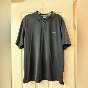 Columbia Polo Performance Golf Shirt for Men, XL - Black